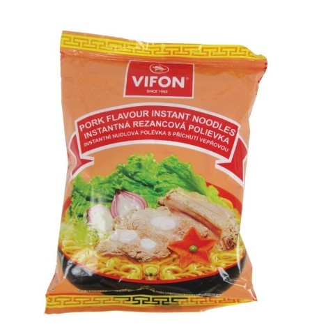 detail VIFON Instantní nudlová polévka s přichutí vepřovou 60g