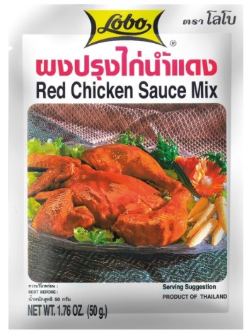 detail LOBO Red Chicken Sauce Mix 50g