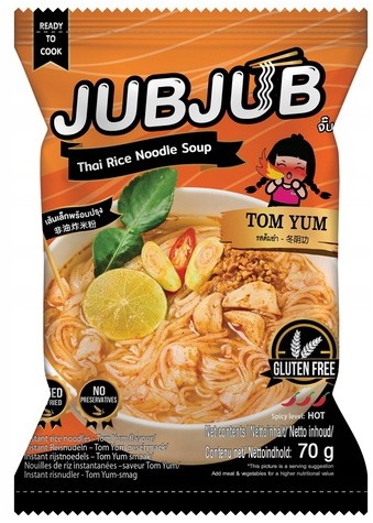 detail JUB JUB Instantní Rýžové Nudle Tom Yum 70g