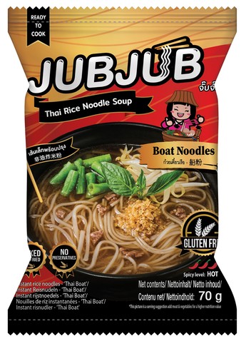 detail JUB JUB Instantní Rýžové Nudle S Příchutí ThaiBoat 70g