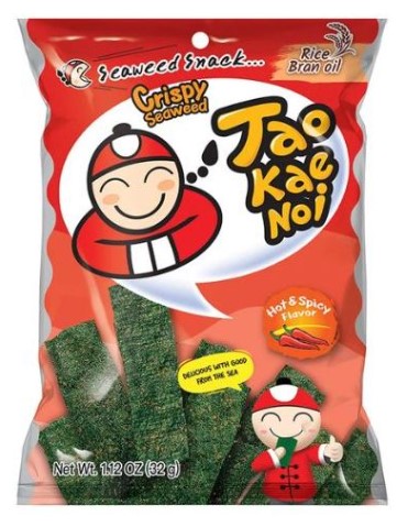 detail TAO KAE NOI Tempura Morské Rasy Hot And Spicy 32g