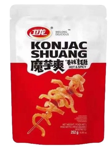 detail WEILONG Konjac Snack Hot And Spicy 252g