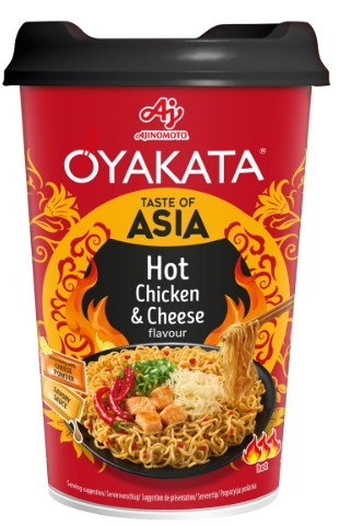 detail OYAKATA Instantní Ramen Nudle S Příchutí Hot Chicken&Cheese 97g