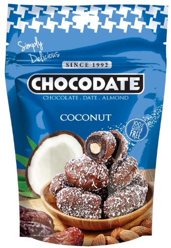 detail CHOCODATE Datle V Čokoládě Kokos 90g
