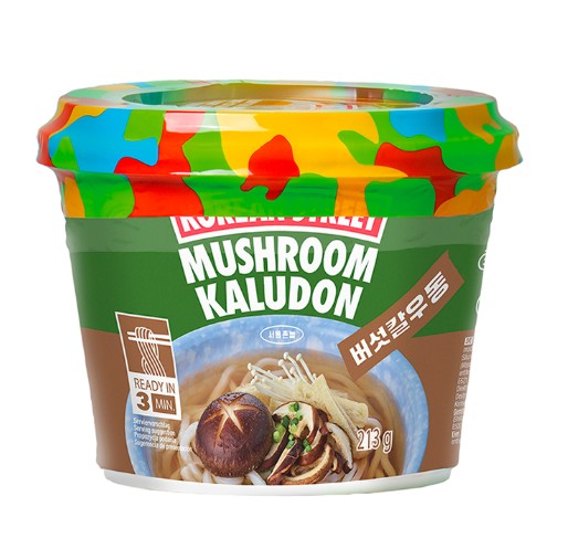 detail KOREAN Street inst. polevka Kaludon houbouva v misce 213g