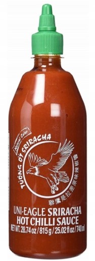 detail UNI-EAGLE Chilli Omáčka Sriracha Hot Lemongrass Sauce 750ml