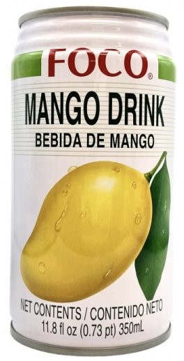 detail FOCO Nápoj s Příchutí Mango 350ml