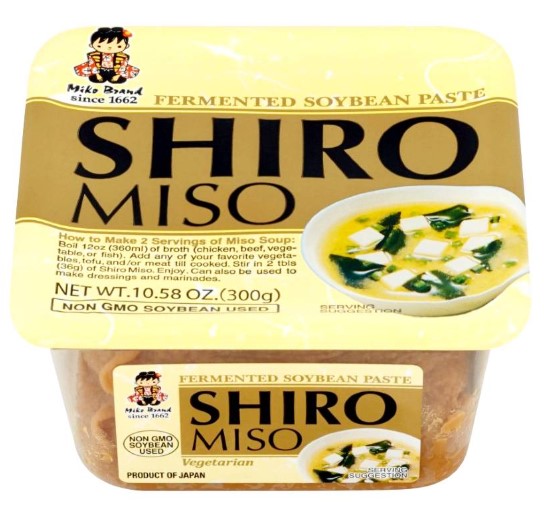detail Miyasaka Dashi Miso Pasta Světlá Japonská Miso Pasta S Dashi 300g