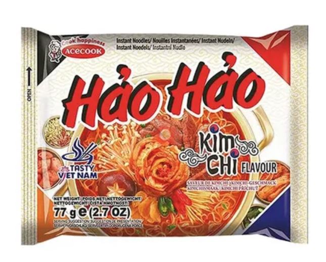 detail HAO HAO Instantní Nudle S Příchutí Kimchi 77g