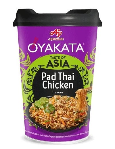 detail OYAKATA Instantní Ramen Nudle Příchutí Pad Thai (Kelímek) 93g