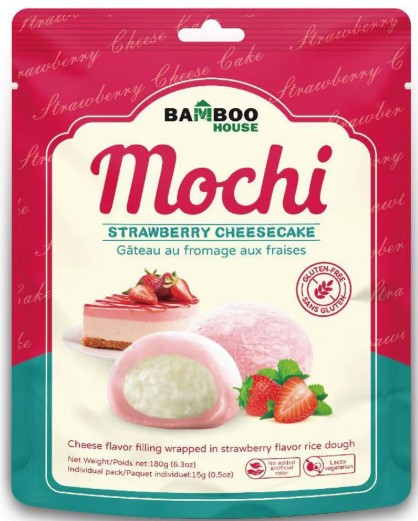 detail BAMBOO HOUSE Jahodový Mochi 180g