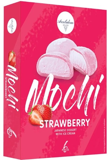 detail ARCOBALENO Zmrzlina Mochi Strawberry 210g