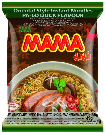 detail MAMA Instantní Nudle s Kachní Příchutí 55g