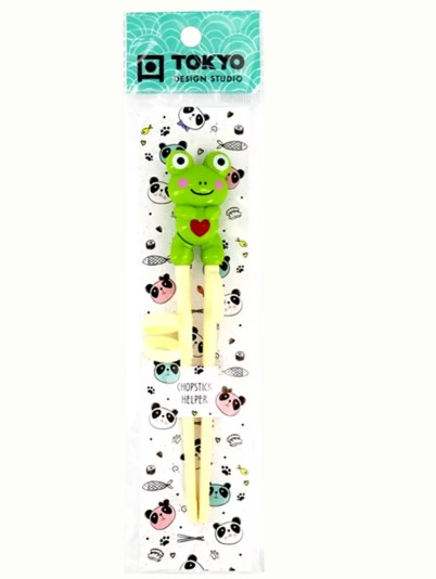 detail TOKYO DESIGN Dětské Hůlky Frog 18cm- Zelená