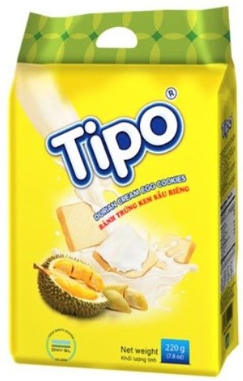 detail TIPO Sušenky Durian 220g