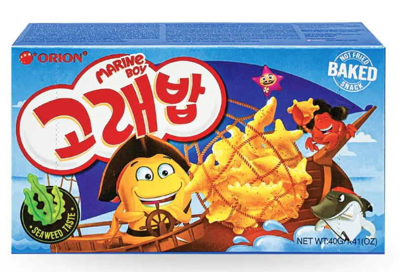 detail ORION Marine Boy Krekry S Příchutí Mořské Řasy 40g