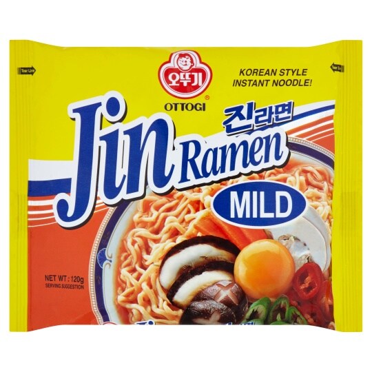 detail JIN Instantní Ramen Nudle Jemně Pálivé 120g