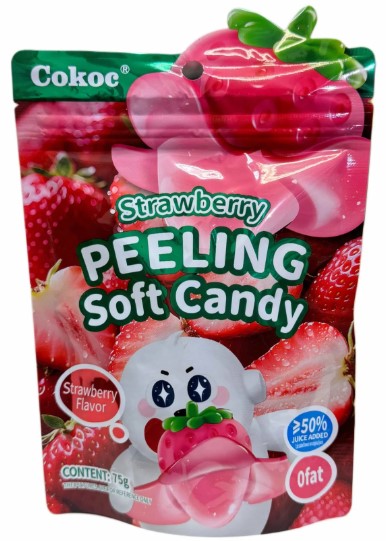 detail COKOC – Plněné Gumové Bonbóny 60g Jahoda
