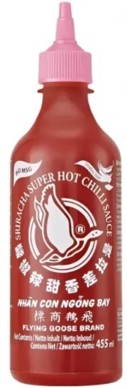 detail FLYING GOOSE Sriracha Velmi Pálivá Chilli Omácka 455ml