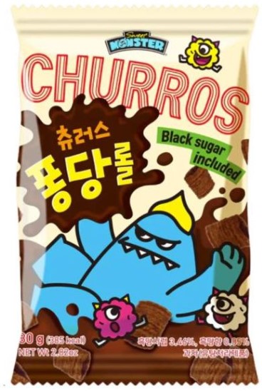 detail SWEET MONSTER Pongdang Churros 80g