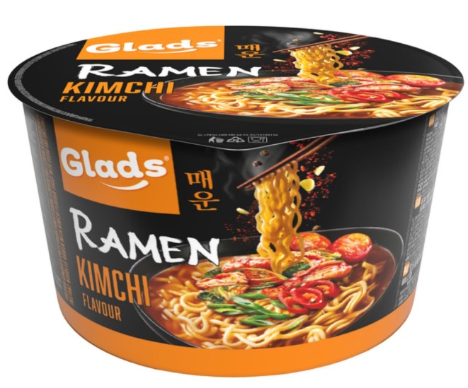 detail GLADS Instantní Ramen Nudle S Příchutí Kimchi 105g