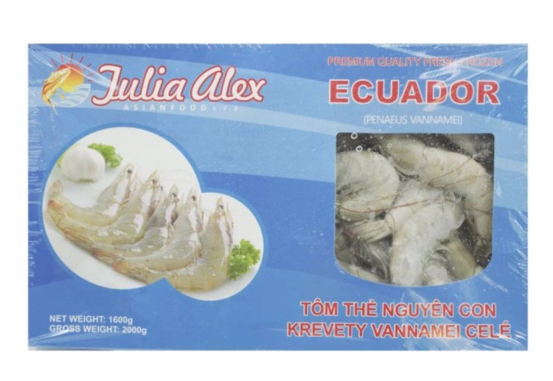 detail JULIA ALEX krevety bez hlavy neloupané 71/90