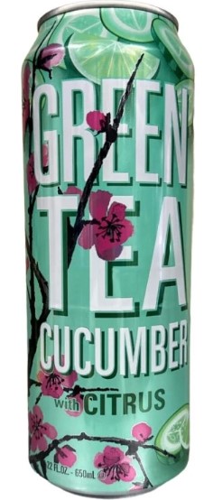detail ARIZONA Zelený Čaj Okurka s Limetkou 650ml