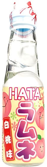 detail HATA KOSEN Bottle Ramune White Peach 200ml (JP)