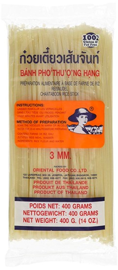 detail FARMER Rýžové Nudle Rovné 3mm, 400g