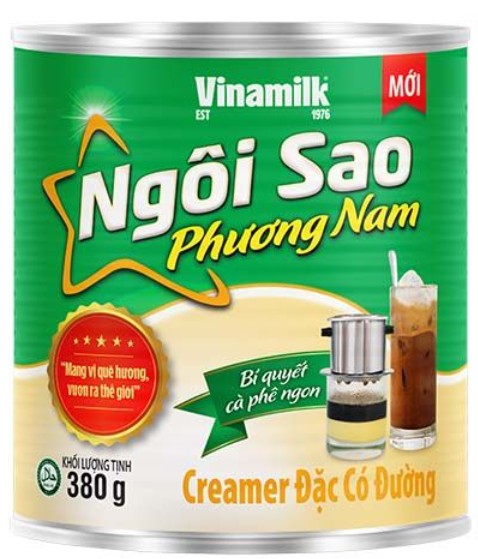 detail VINAMILK Zahuštěné Mléko 380g