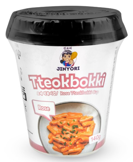 detail JINYORI Tteokbokki Rose 140g