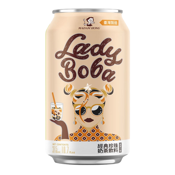 detail Lady Boba Classic Bubble Tea 315ml