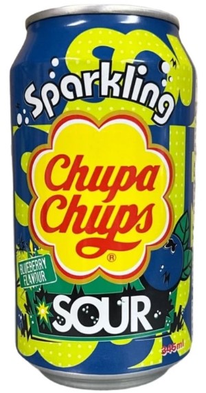detail CHUPA CHUPS Soda S Příchutí Borůvky 345ml