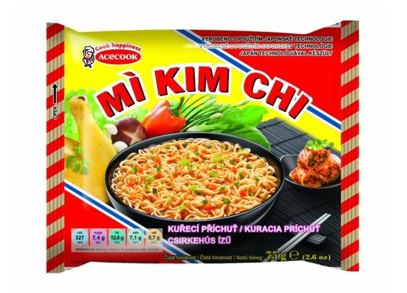 detail MI KIM CHI Instantní Nudle S Příchutí Kuřecí 75g