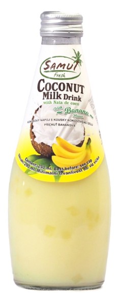 detail SAMUI kokosový nápoje s příchutí banánová 290ml