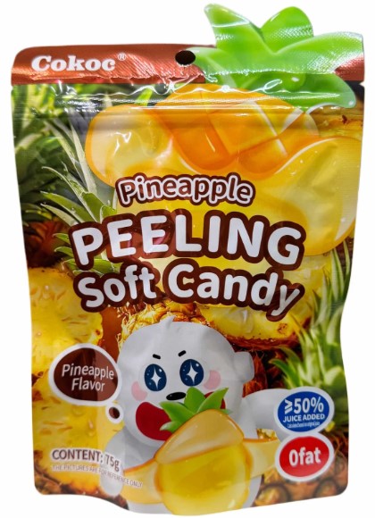 detail COKOC – Plněné Gumové Bonbóny 60g Ananas