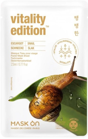 detail MASK ON Maison De Coree Pleťová Maska Snail 23g