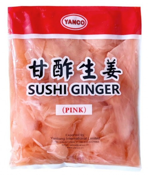 detail YANCO Růžový Zázvor Na Sushi 150g