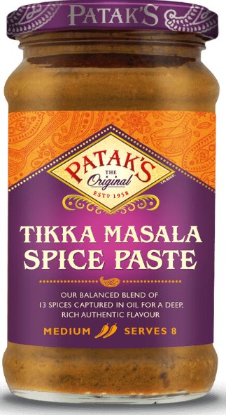 detail PATAK´S Kořenící Pasta Tikka Masala 283g
