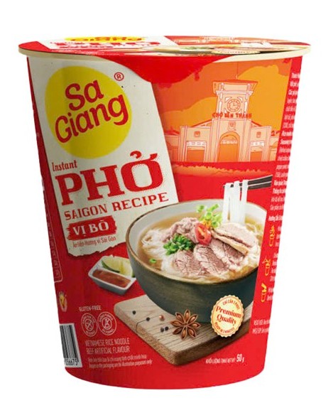 detail SA GIANG Instantní PHO Polévka Hovězí 50g