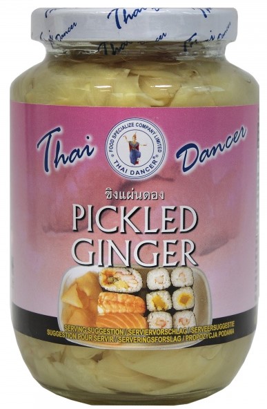 detail THAI DANCER Nakládaný Zázvor Plátky V Octě 454g