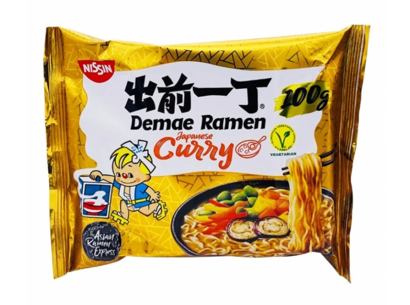 detail NISSIN Demae Instantní Ramen Nudle S Příchutí Japanese Kari 100g