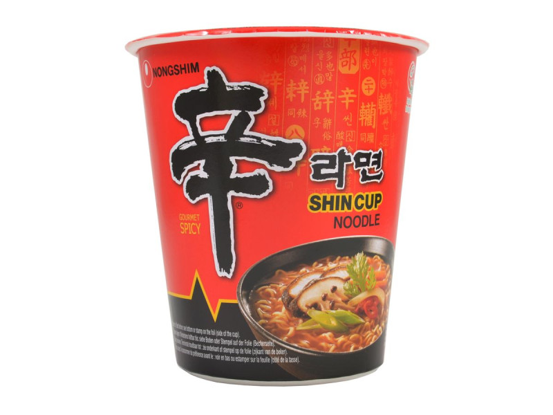 detail NONGSHIM SHIN Instantní Ramyun Nudle Cup 68g