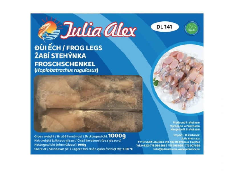 detail JULIA ALEX Žabí Stehynka 1kg