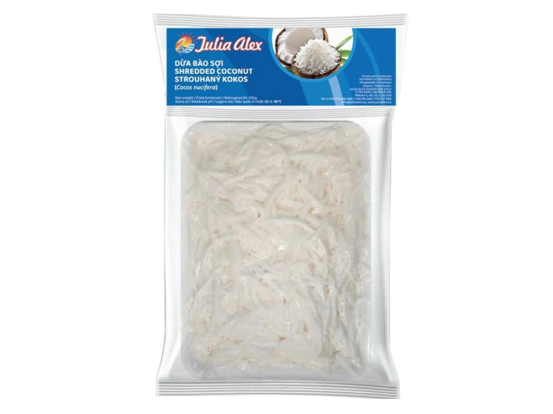 detail JULIA ALEX Nastrouhaný Kokos 250g
