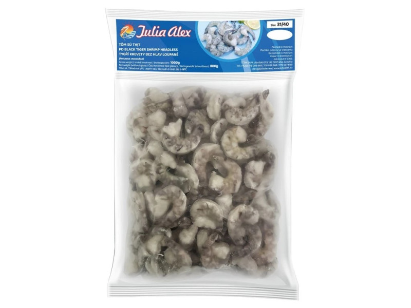 detail JULIA ALEX Krevety 31/40 Bez Hlav, Oloupané 1kg