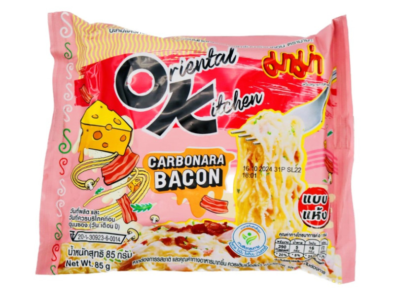 detail MAMA OK Oriental Instantní Nudle Carbonara Bacon 85g