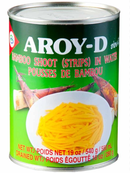 detail AROY-D Nakladané Bambusové Plátky 540g