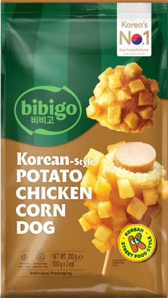 detail BIBIGO Corn Dogs Chicken & Potato 200g
