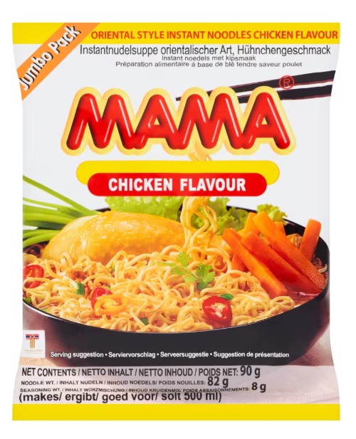 detail MAMA Instantní Nudle S Kuřecí Příchutí 90g